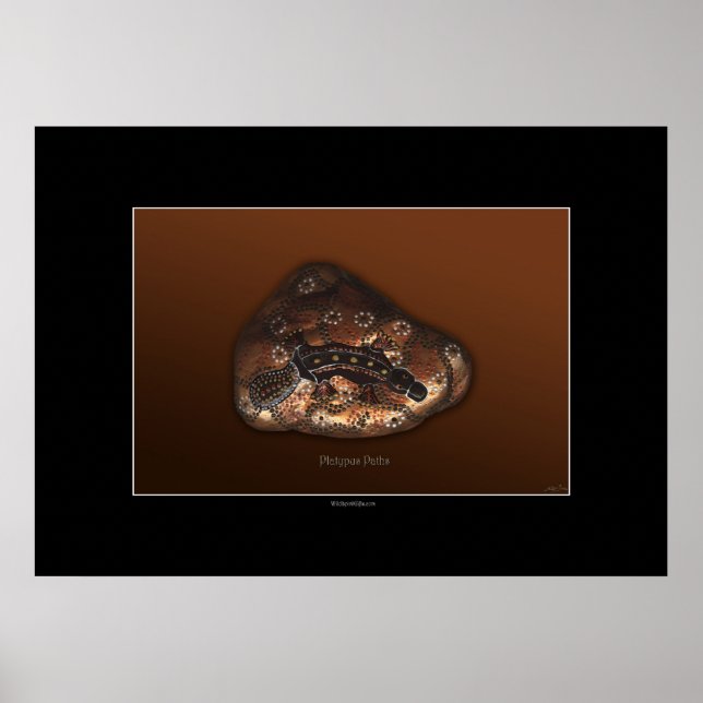 PLATYPUS PATHES Affiche d'art (Devant)