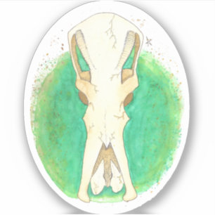 Platypus Skull Aufkleber