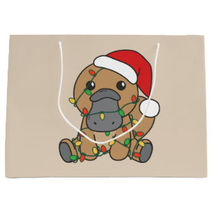 Platypus Weihnachts-Wintertiere Urlaub Platypus Große Geschenktüte