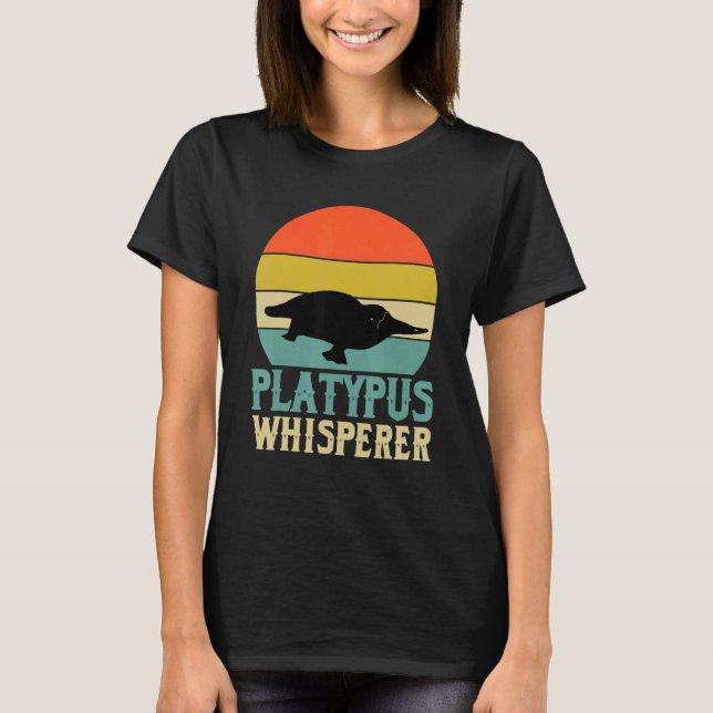 Platypus Whisperer Apparel Platypuses   T-Shirt (Vorderseite)