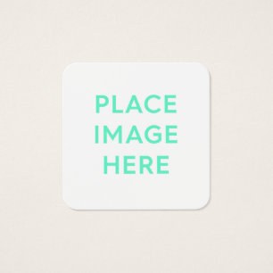 Platz, 2,5 Zoll x 2,5" Visitenkarte