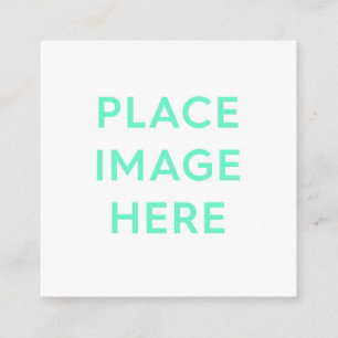 Platz, 2,5 Zoll x 2,5" Visitenkarte