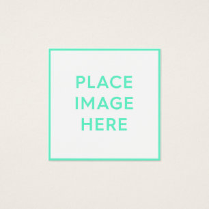 Platz, 2,5 Zoll x 2,5" Visitenkarte