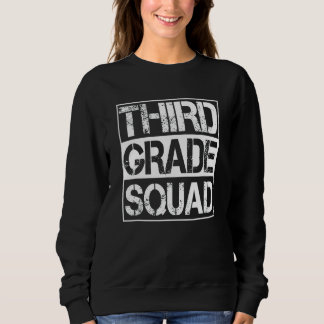Platz 3 der dritten Klasse zurück zur Schule Sweatshirt