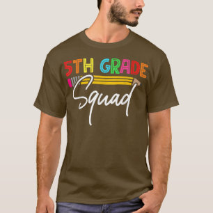 Platz 5 der fünften Klasse Zurück zu Schullehrern T-Shirt