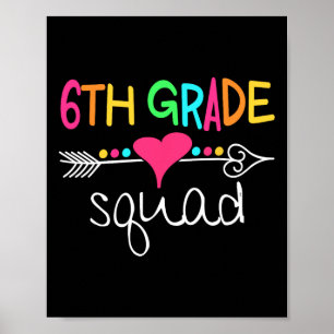Platz 6 des sechsten Lehrerteams Poster