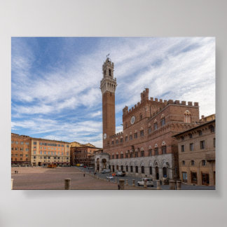 Platz al Campo Siena Poster
