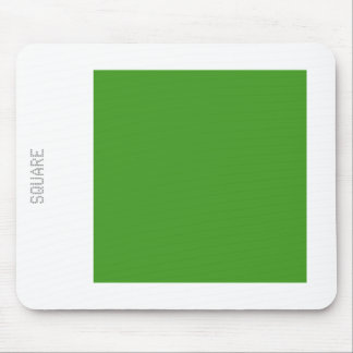 Platz: Avocado Green und White Mousepad