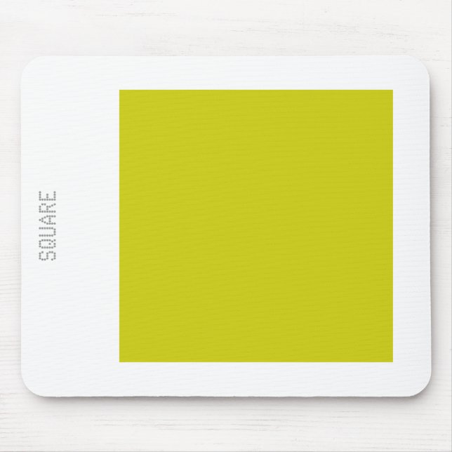 Platz - Banana und Weiß Mousepad (Vorne)