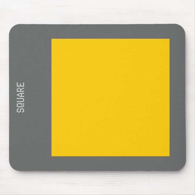 Platz - Bernstein und Grau Mousepad (Vorne)