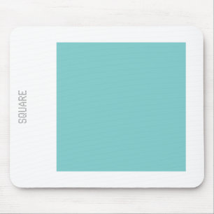 Platz: Blau grün und weiß Mousepad