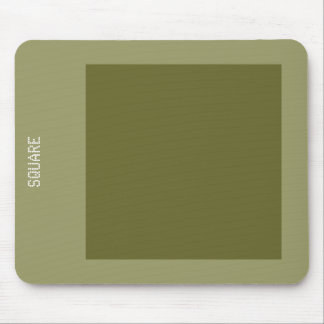 Platz: Deep Olive und Khaki Mousepad