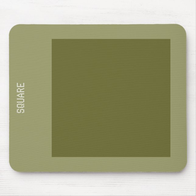 Platz: Deep Olive und Khaki Mousepad (Vorne)