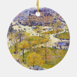 Platz der Gewerkschaft im Frühjahr von Frederick C Keramikornament