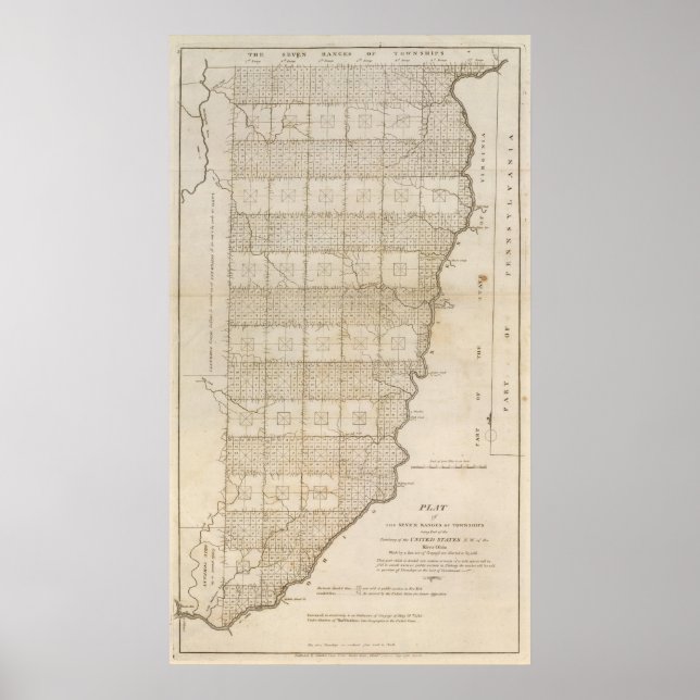 Platz der sieben Ränder von Townships Poster (Vorne)