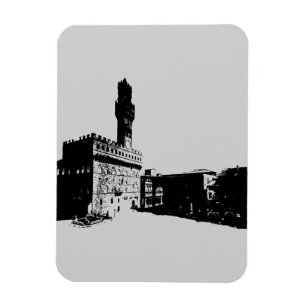 Platz der Signoria in Florenz, Mittelitalien Magnet