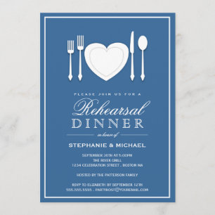 Platz-Einstellungs-Proben-Abendessen-Party Einladung