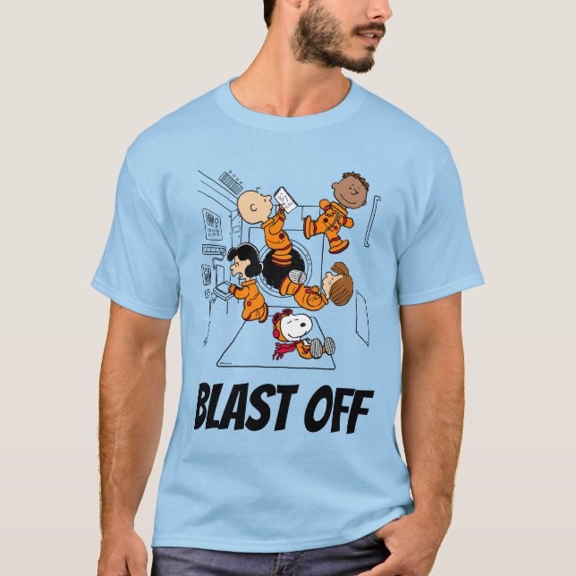 PLATZ | Erdnussbande im Weltraum T-Shirt (Vorderseite)