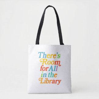 Platz für alle in der Bibliothek Tasche