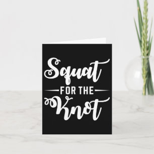 Platz für die Arbeit der Braut der Knot-Hochzeit-F Karte