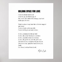 Platz für Liebe-Poster