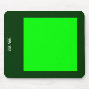 Platz - Grün und Grün Mousepad