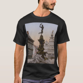 Platz in Antwerpen, Belgien (ca. 1900) T-Shirt