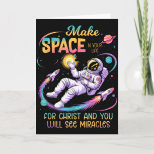 Platz in Ihrem Leben für Christus Jesus Christlich Karte