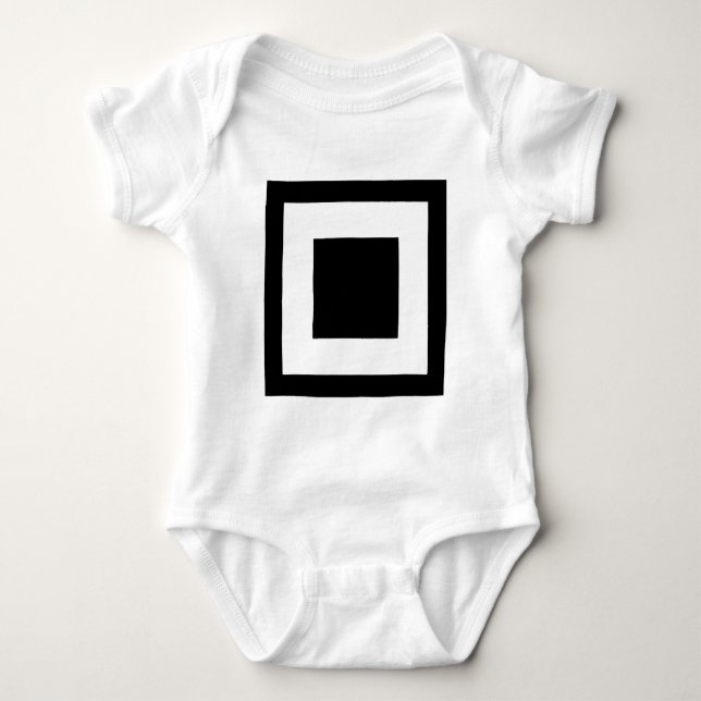 Platz innerhalb eines Platzes Baby Strampler (Vorderseite)