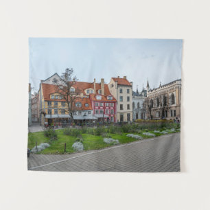 Platz Livu in Riga, Lettland Wandteppich