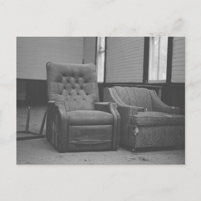 Platz nehmen postkarte (Vorderseite)