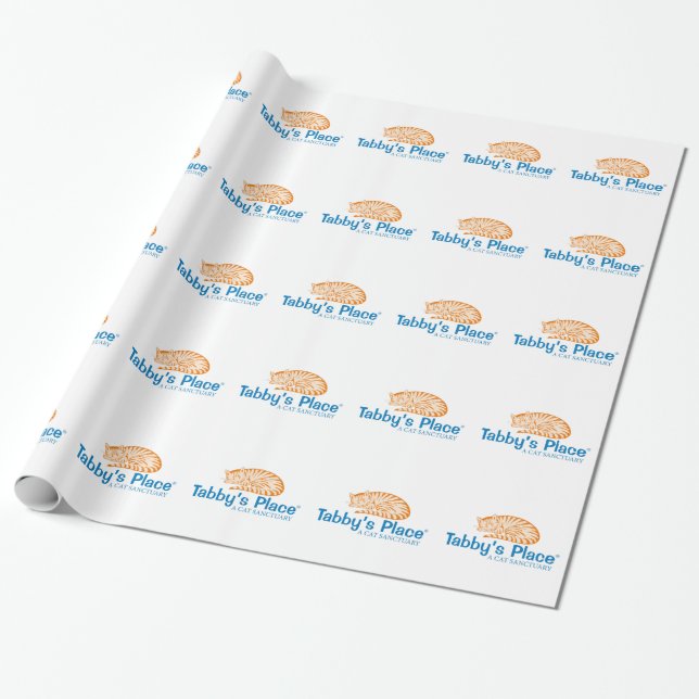 Platz-Packpapier des Tabbys Geschenkpapier (Ungerollt)