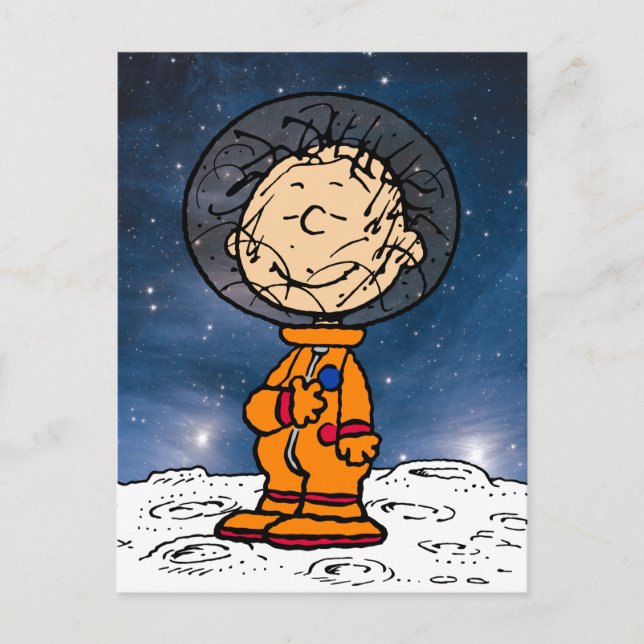 PLATZ | Pigpen Astronaut Postkarte (Vorderseite)