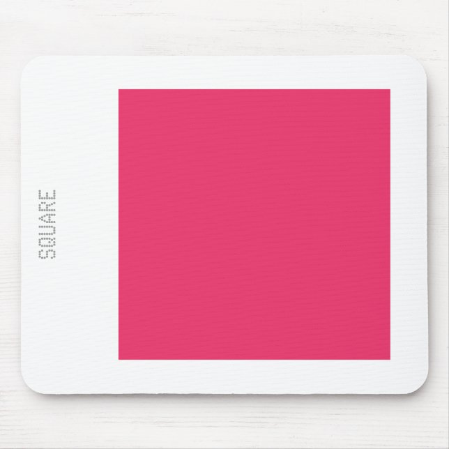 Platz - Regal Red and White Mousepad (Vorne)