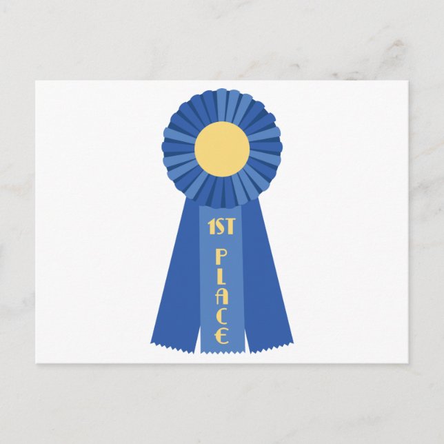 Platz Ribbon Postkarte (Vorderseite)