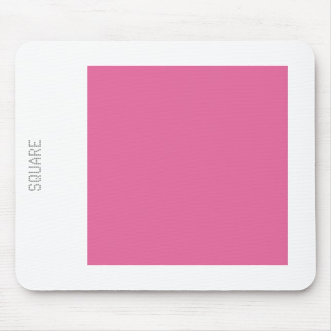 Platz - Rose aus Staub und Weiß Mousepad (Vorne)