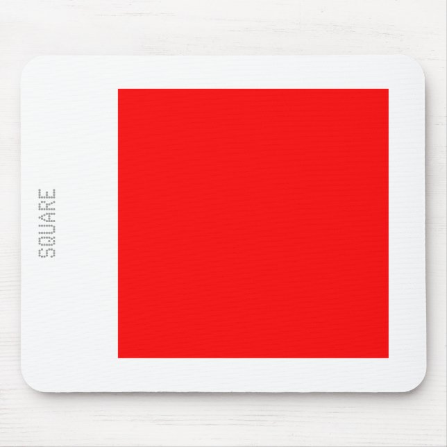 Platz - rot und weiß mousepad (Vorne)