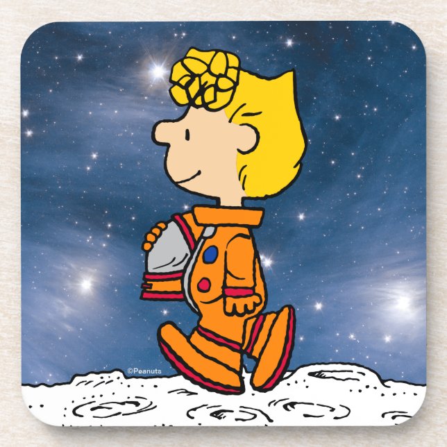 PLATZ | Sally Brown Astronaut Getränkeuntersetzer (Vorderseite)