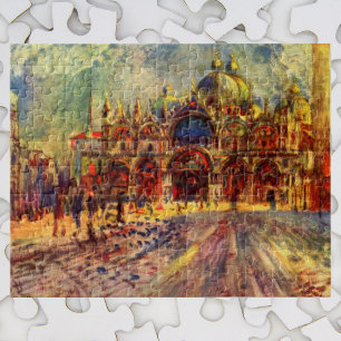 Platz San Marco, Venedig von Pierre Renoir