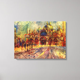 Platz San Marco, Venedig von Pierre Renoir Leinwanddruck