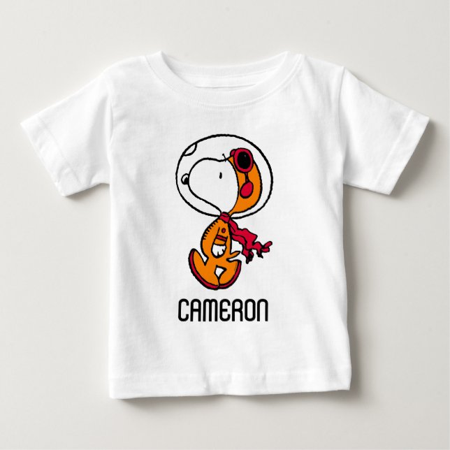 PLATZ | Snoopy Astronaut Baby T-shirt (Vorderseite)