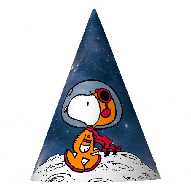 PLATZ | Snoopy Astronaut Partyhütchen (Vorderseite)