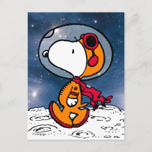 PLATZ   Snoopy Astronaut Postkarte