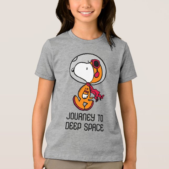 PLATZ | Snoopy Astronaut Tri-Blend Shirt (Vorderseite)