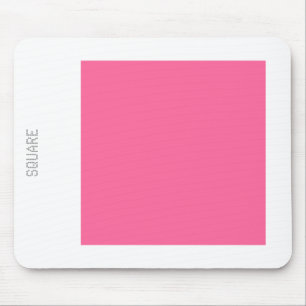 Platz - Tiefe Rosa und Weiß Mousepad