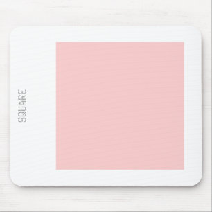 Platz: verblasst in Rosa und Weiß Mousepad