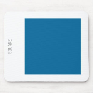 Platz - Wüste Blau und Weiß Mousepad