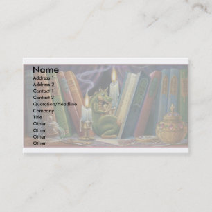 Plätzchen-Drache Visitenkarte