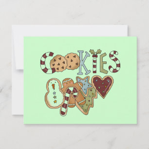 Plätzchen für Sanktt-shirts und -geschenke Feiertagskarte