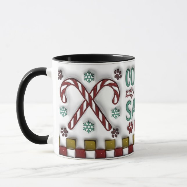 Plätzchen für Santa Paws Tasse (Links)